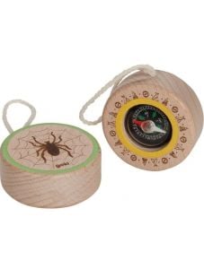 Дървена играчка Goki - Компас паяк