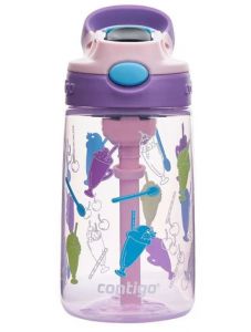 Детска бутилка за вода Contigo Gizmo Flip - Strawberry Shakes, 420 мл.