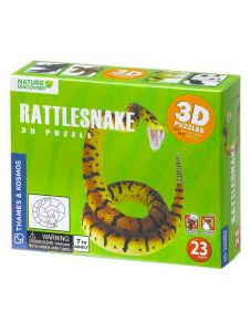 Дървен 3D пъзел - Гърмяща змия