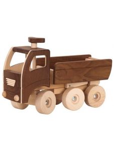 Дървена играчка Goki - самосвал
