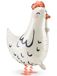 Фолиев балон PartyDeco - Кокошка, 48 х 60 см