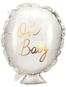 Фолиев балон PartyDeco - Oh Baby, 53 x 69 см