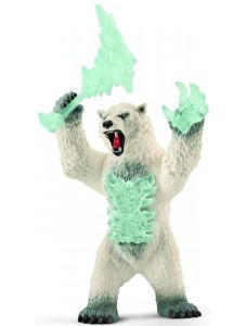 Фигурка Schleich: Снежна мечка с оръжие