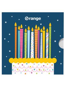 Ваучер за подарък Happy Birthday - Cake & Candles