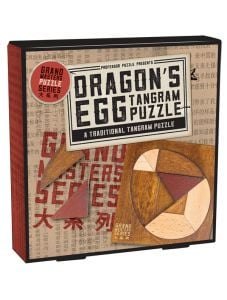 Дървен 3D пъзел Professor Puzzle - Dragon’s Egg Tangram