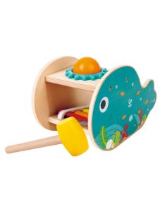 Дървена играчка Hape - Ксилофон, кит