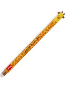 Изтриваема гел химикалка Legami Giraffe с капачка и гумичка