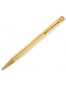 Химикалка Caran d'Ache Ecridor Chevron Gold