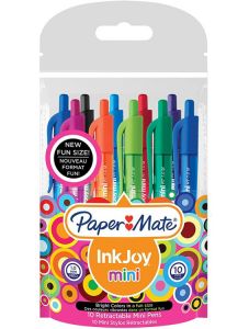 Химикалки Paper Mate InkJoy Mini 100 RT, 10 бр.