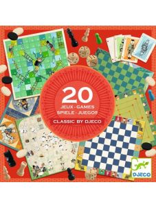 Комплект класически детски игри Djeco - 20 игри