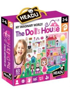 Игрален комплект Headu - Къщата на куклите
