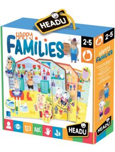 Игрален комплект Headu - Щастливи семейства
