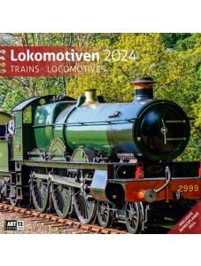Календар Ackermann Lokomotiven - Локомотиви, 2024 година
