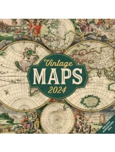 Календар Ackermann Vintage Maps - Старинни карти, 2024 година