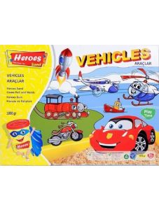 Кинетичен пясък Heroes - Транспортни средства