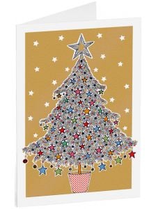 Коледна картичка Busquets: Коледна елха