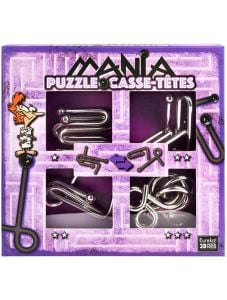 Комплект 3D метални пъзели Eureka Mania, Violet