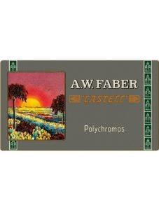 Цветни моливи Faber-Castel Polychromos в метална кутия, 36 цвята