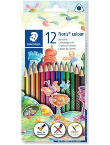 Комплект цветни моливи Staedtler Noris Colour 187, 12 цвята