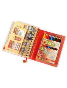 Комплект Koh-I-Noor: дневник и цветни моливи Polycolor