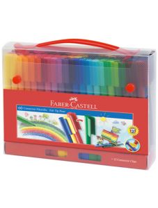 Комплект флумастери Faber-Castell, 60 цвята