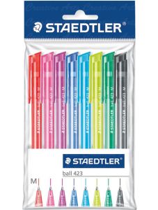 Комплект разноцветни химикалки Staedtler, 8 бр.