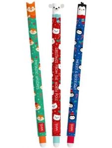 Комплект изтриваеми химикалки Legami - Christmas