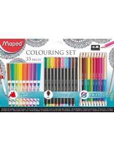 Комплект за рисуване Maped Colouring Set, 33 части