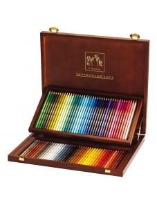 Комплект цветни моливи Caran d'Ache Supracolor, 80 цвята