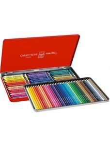 Комплект моливи и пастели Caran D'Ache - Keith Haring, Special Edition