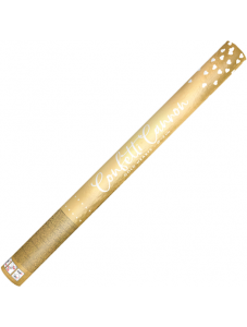 Конфети PartyDeco - Златни сърчица, 60 см.