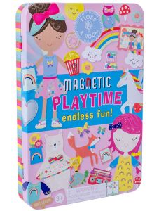 Кутия с магнити Floss & Rock, Magnetic Playtime, Rainbow Fairy - Феята на Дъгата