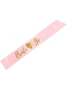 Лента PartyDeco - Bride To Be, розова