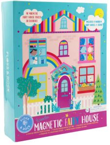 Къща с магнити Floss & Rock, Magnetic Rainbow Fairy House - Феята на Дъгата
