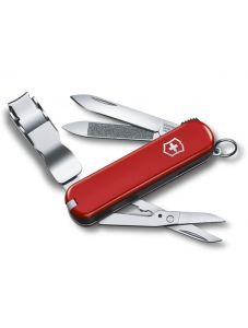 Швейцарски джобен нож Victorinox Nail Clip, червен