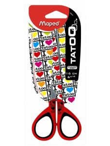 Ножица Maped Soft - I love Tatoo