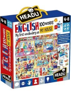 Образователен комплект Headu - Моята къща, първите 100 английски думи