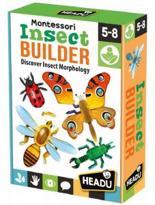 Образователна игра Headu Montessori - Строител на насекоми