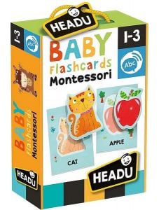 Образователни флаш карти Headu Montesorri - Първи думички