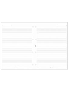 Пълнител за органайзер Filofax, A4: Ruled Notepaper