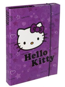 Папка с ластик Hello Kitty, тип кутия - Модел 2017