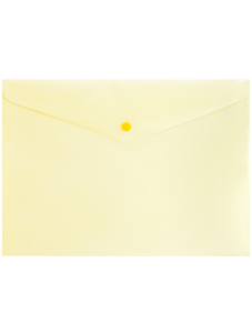 Папка с копче Spree Pastel A4, жълта