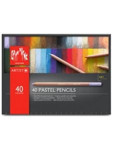 Комплект пастелни моливи Caran d'Ache, 40 цвята