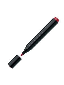 Перманентен маркер Faber Castell Grip, червен