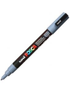 Универсален маркер Uni-ball Posca PC-3M, тъмносив