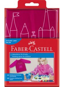 Детска престилка Faber-Castell, розова