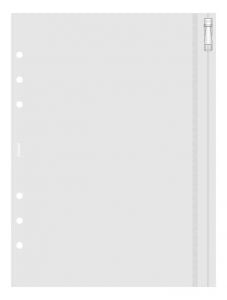 Прозрачно джобче - плик за органайзер Filofax A5 със странично отваряне