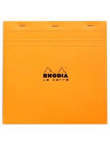 Оранжев блок - пад Rhodia Basics Le Carré №210 с 80 листа на малки квадратчета