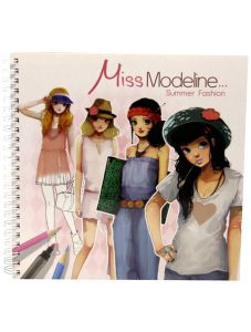 Скицник за млади дизайнери Miss Modeline