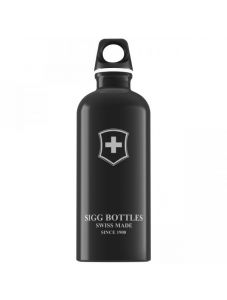 Стоманена бутилка - Sigg Swiss Emblem Black